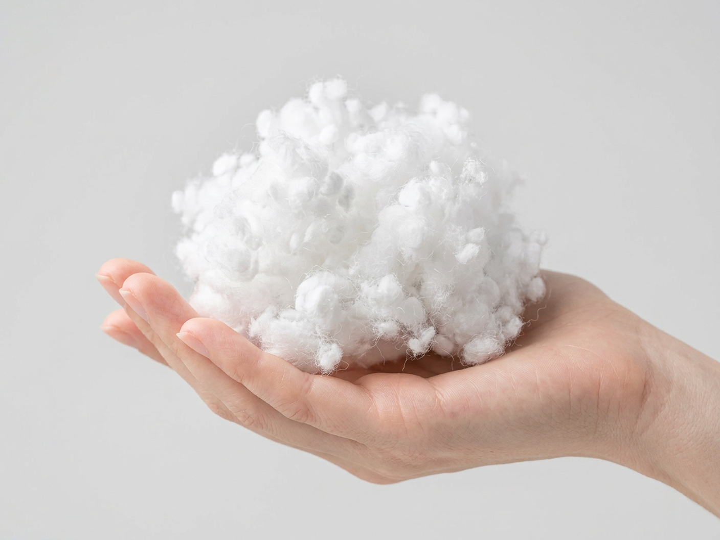 Pearl ball fiber filling