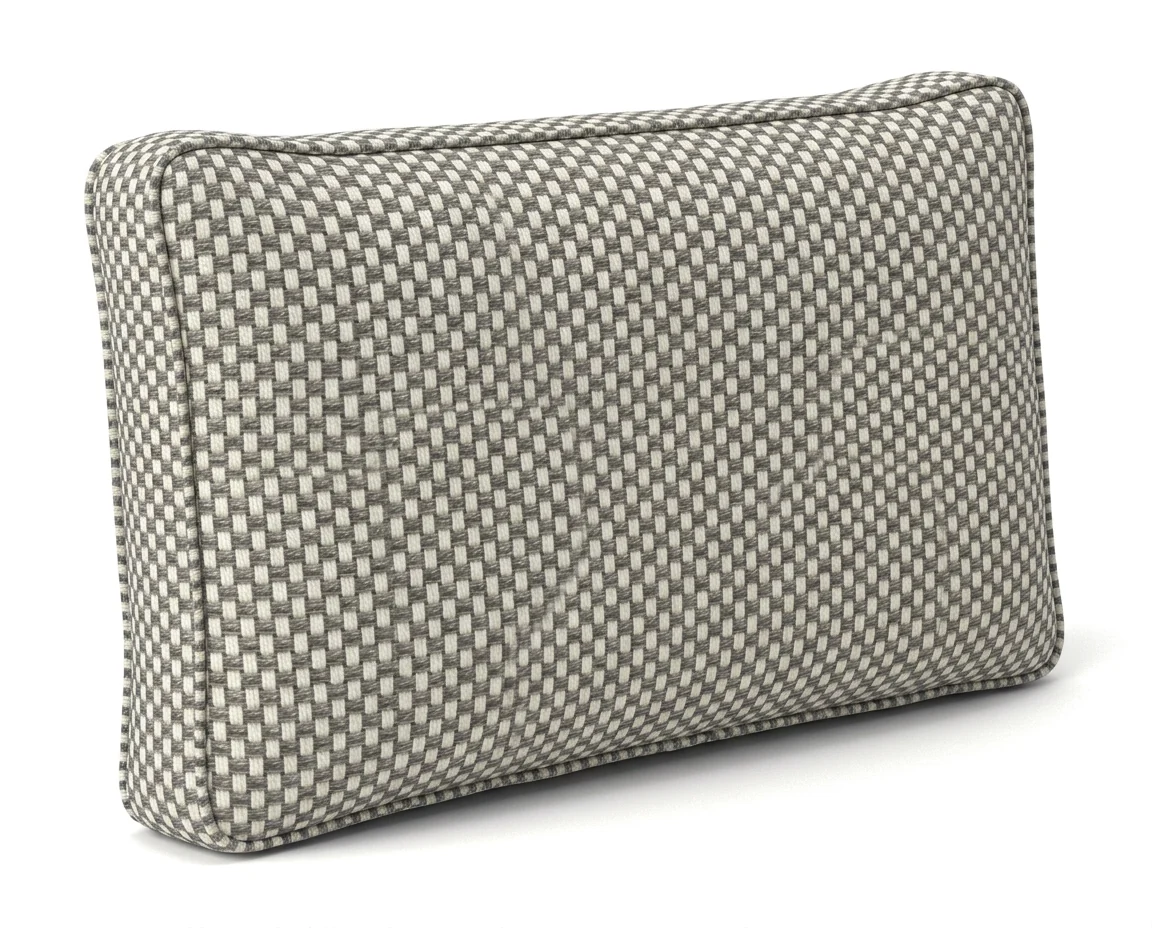 GRID CHECKER outdoor back cushion