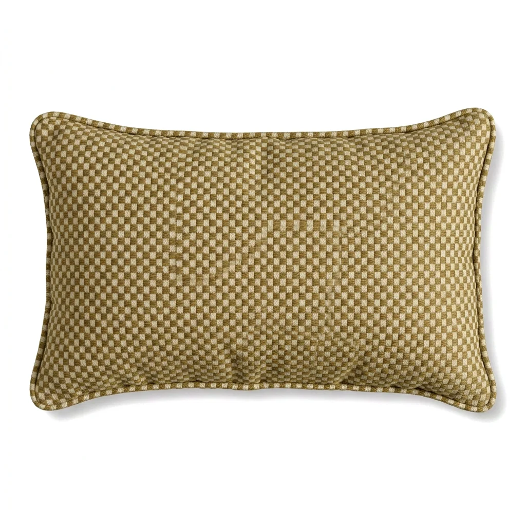 GRID CHECKER outdoor lumbar pillow