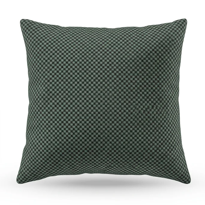 GRID CHECKER outdoor throw pillow