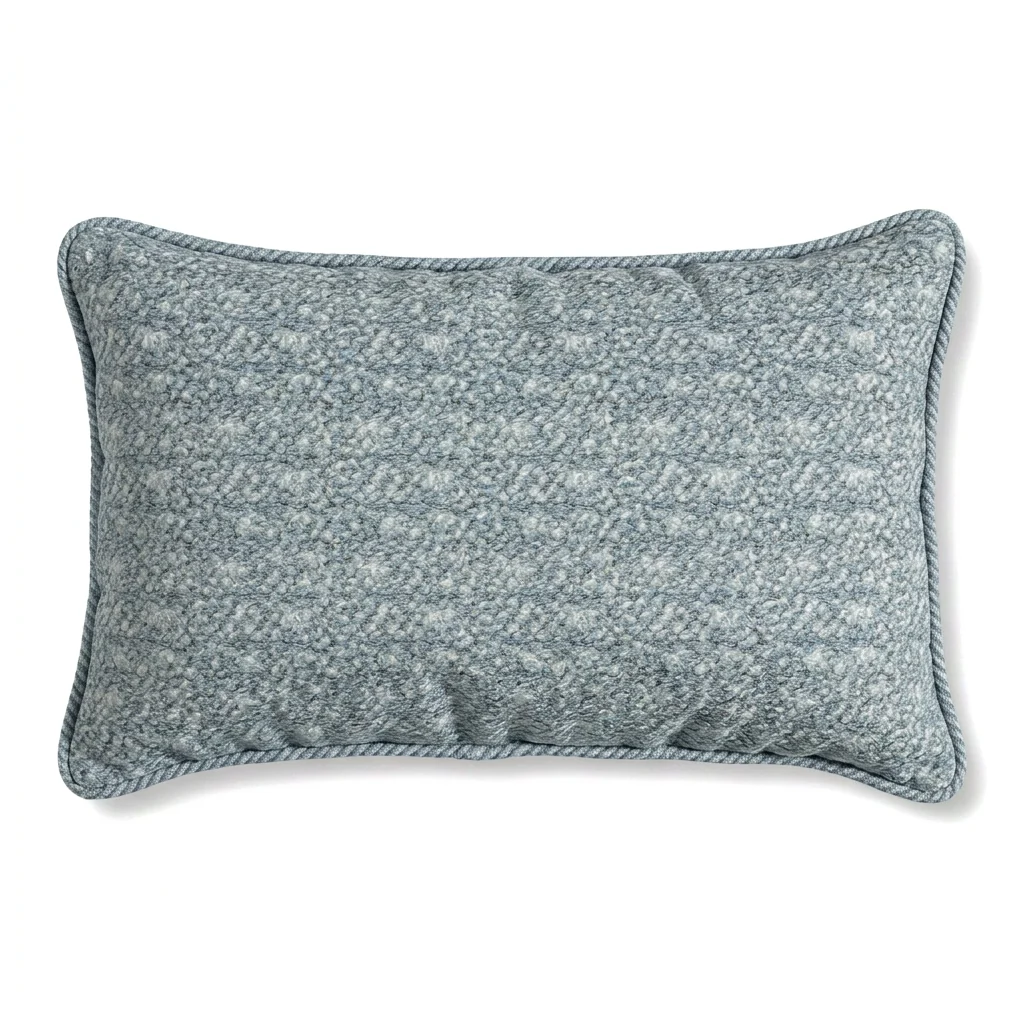 TERRY BOUCLÉ outdoor lumbar pillow