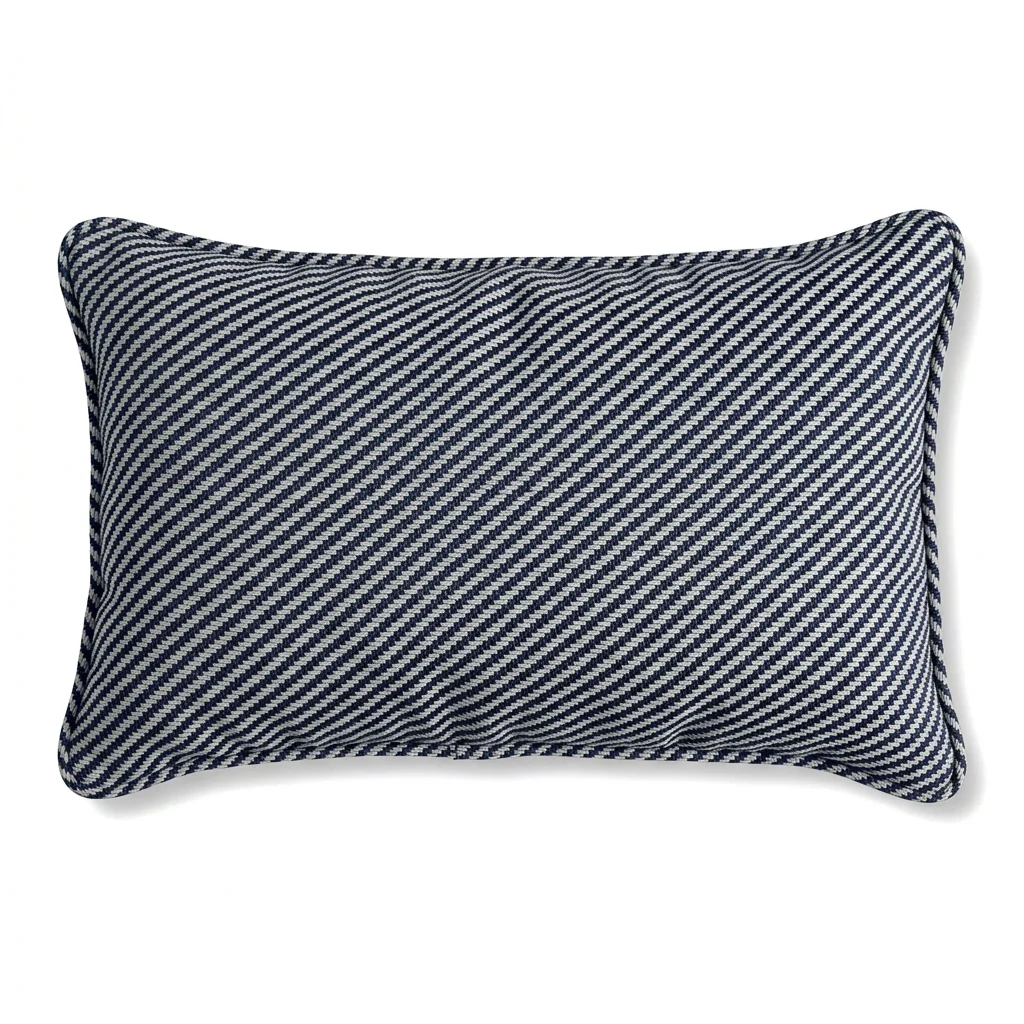 TWILL CROSS outdoor lumbar pillow